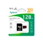 Карта пам'яті Apacer 128GB microSD class 10 UHS-I V10 A1 (AP128GMCSX10UB-R) - зменшене зображення 2