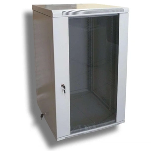 Шафа настінна Hypernet 18U 19" 600x450 (WMNC-18U-FLAT) изображение 1