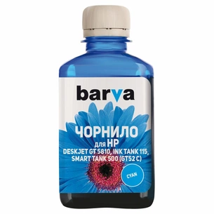 Чорнило Barva HP GT52 180 мл CYAN (HGT52-740) зображення 1