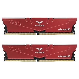 Модуль пам'яті для комп'ютера DDR4 16GB (2x8GB) 2666 MHz T-Force Vulcan Z Red Team (TLZRD416G2666C18H01) зображення 1