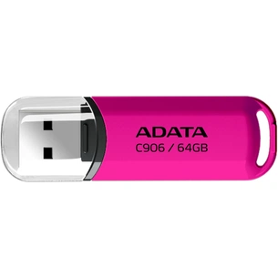 USB флеш накопичувач ADATA 64GB C906 Pink USB 2.0 (AC906-64G-RPP) зображення 1