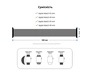 Ремешок Armorstandart Braided Solo Loop для Apple Watch 42mm/44mm/45mm/49mm Mint Size 8 (160 mm) (ARM64914) - уменьшенное изображение 1