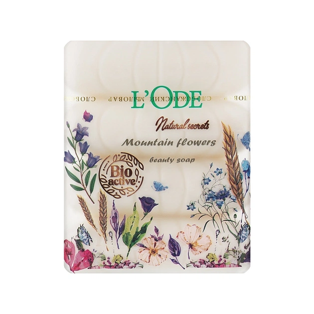 Тверде мило L'Ode Гірські квіти 4 х 60 г (4823107605321) - зображення 1