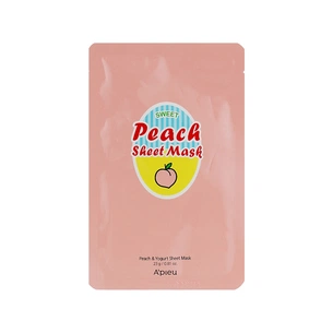 Маска для обличчя A'pieu Peach Sweet Sheet Mask Персиковий йогурт 30 г (8806185745383) зображення 1