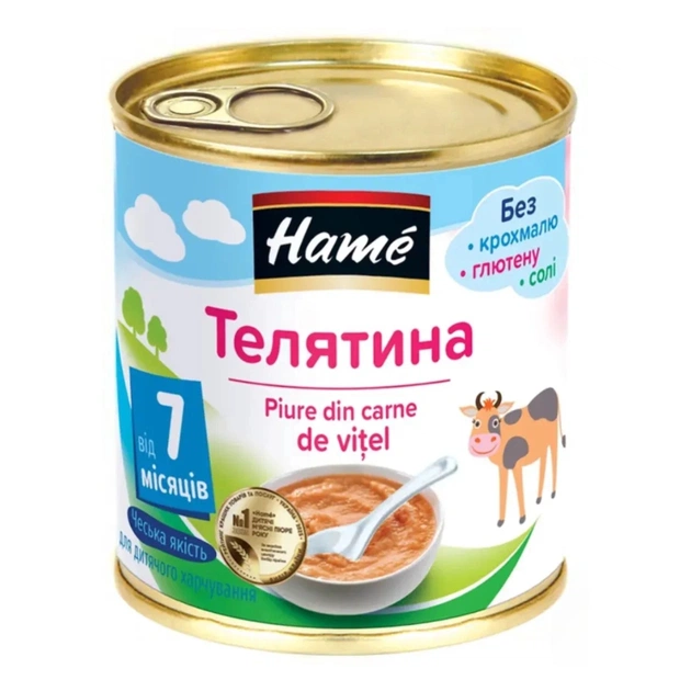 Детское пюре Hame телятина 100 (8595139764852) - изображение 1