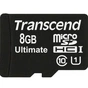 Карта пам'яті Transcend 8Gb microSDHC Class 10 UHS-I Ultimate 600x (TS8GUSDHC10U1) - уменьшенное изображение 1