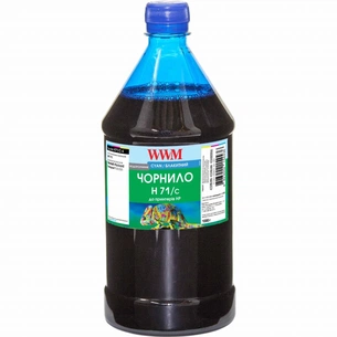 Чорнило WWM HP №711 1000г Cyan (H71/C-4) зображення 1