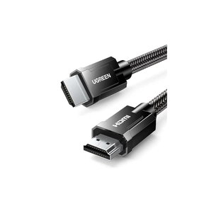 Кабель мультимедійний HDMI to HDMI 1.0m 8K Round with Braided HD135 (Gray) Ugreen (70319) зображення 1