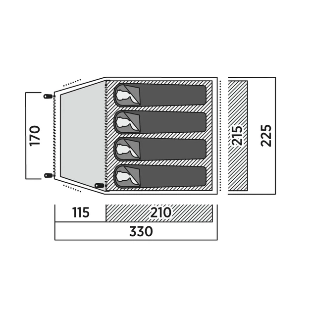 Намет Easy Camp Setesdal 4 (120478) (931549) - picture 7