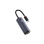 Адаптер USB-C to RJ45 Ethernet 1000Mbps Lite Series Baseus (WKQX000313) - зменшене зображення 1