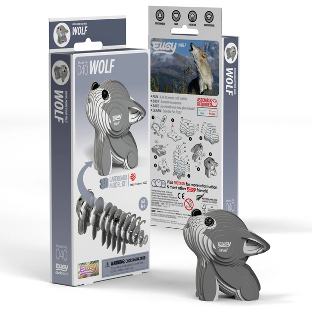 Пазл Eugy 3D Зоопарк Вовк (XEG-040) - picture 4