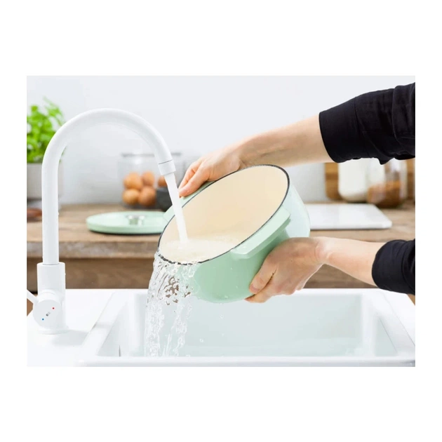 Каструля KitchenAid чавунна з кришкою 3,3 л Фісташкова (CC007433-001) - picture 9