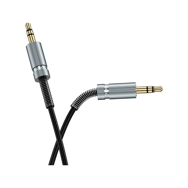 Кабель мультимедійний 3.5mm M to 3.5mm M 3.0m Black HOCO (6942007631235) - picture 3