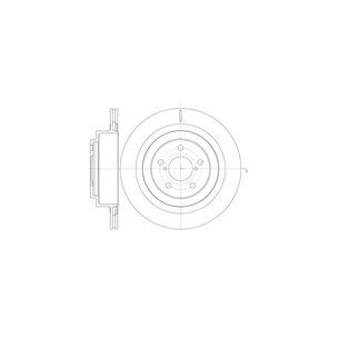 Гальмівний диск REMSA 61001.10 зображення 1