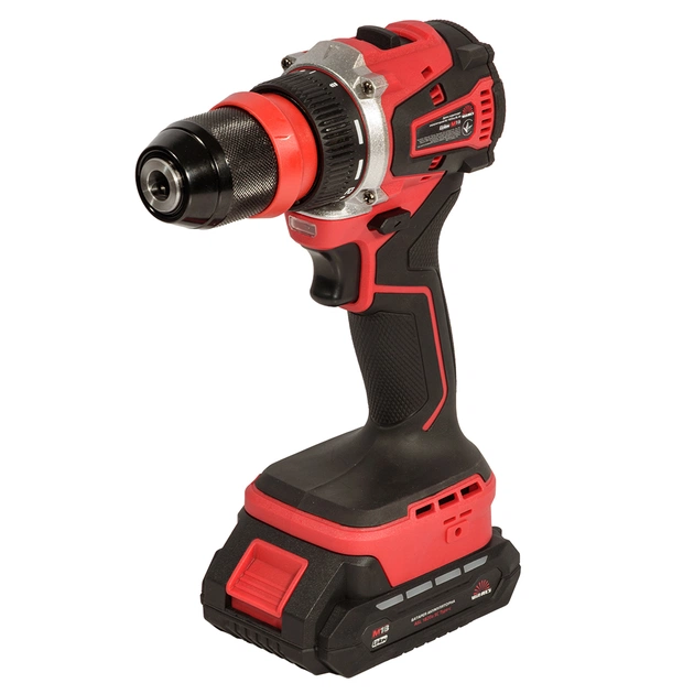 Шуруповерт Vitals Master, AU 1835aq BL Kit, 18V, АКБ 2x2Ah, 35Нм, 500·1500об/хв, кейс, 1.43кг (235977) - зображення 1