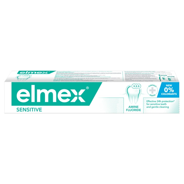 Зубна паста Elmex Sensitive з амінофторидом 75 мл (4007965560200) - picture 4