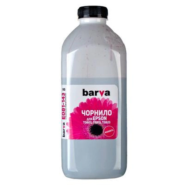Чорнило Barva EPSON T0813 MAGENTA 1кг (E081-143) - зображення 1