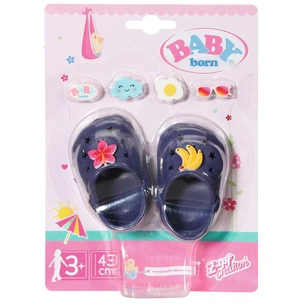Аксесуар до ляльки Zapf Baby Born Святкові сандалі зі значками Сині (828311-2) зображення 1
