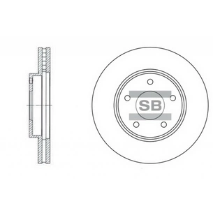Гальмівний диск HI-Q SD4202 зображення 1