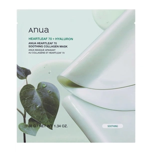 Маска для обличчя Anua Heartleaf 70% Soothing Collagen Mask 38 г (8809640737374) picture 1