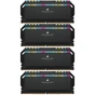 Модуль пам'яті для комп'ютера DDR5 64GB (4x16GB) 6200 MHz Dominator Platinum RGB Black Corsair (CMT64GX5M4B6200C32) - зменшене зображення 1