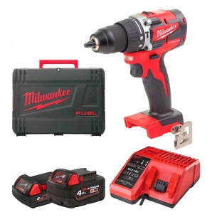 Шуруповерт Milwaukee M18 CBLPD-422C, 60 Нм, 1x4Ah, 1x2Ah (4933472116) зображення 1