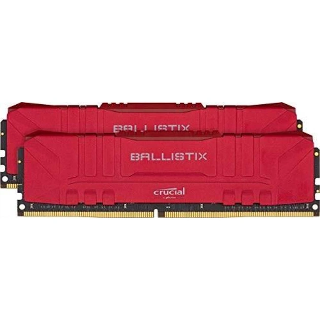Модуль пам'яті для комп'ютера DDR4 32GB (2x16GB) 3600 MHz Ballistix Red Micron (BL2K16G36C16U4R) - изображение 1