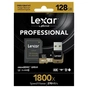 Карта пам'яті Lexar 128GB microSDXC class 10 UHS-II U3 (LSDMI128CRBEU1800R) - зменшене зображення 2