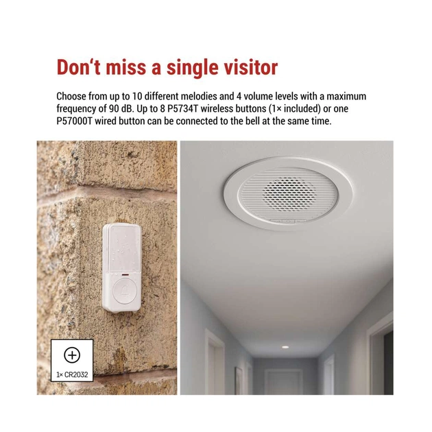 Дверний дзвінок EMOS P57103 - picture 12