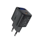 Зарядний пристрій Acefast USB-C 30W GaN with digital display black (6974316284444) - зменшене зображення 1