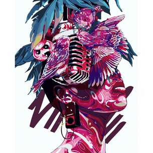 Картина по номерам Strateg Арт-думки 40х50 см (SY6234) зображення 1