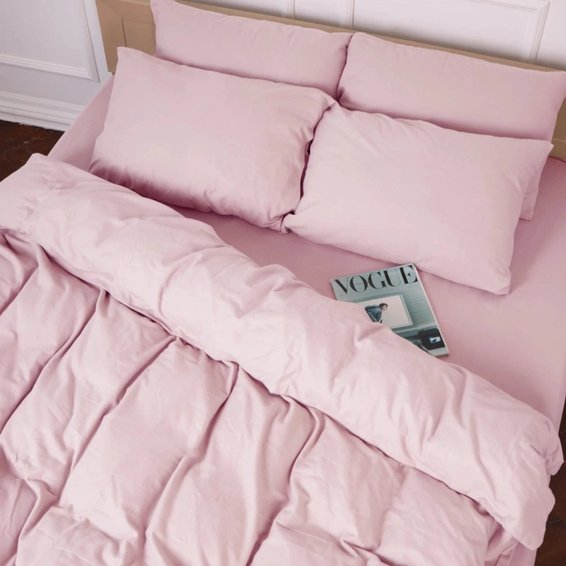 Постельное белье MirSon 008 Pink Фланель 220х240 King Size (2200009651151) - изображение 5