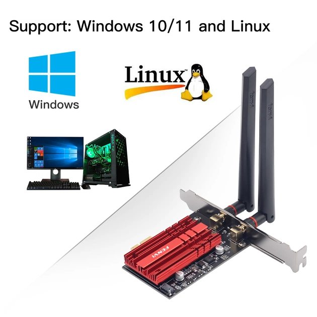 Бездротовий адаптер Fenvi FV-AXE3000 (Intel AX210) - picture 7