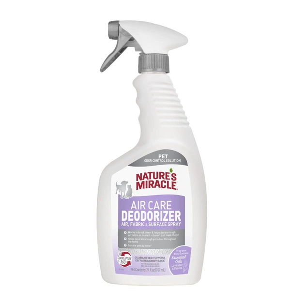 Спрей для тварин 8in1 Nature's Miracle Lavender дезодоруючий 709 мл (18065984401) - зображення 1