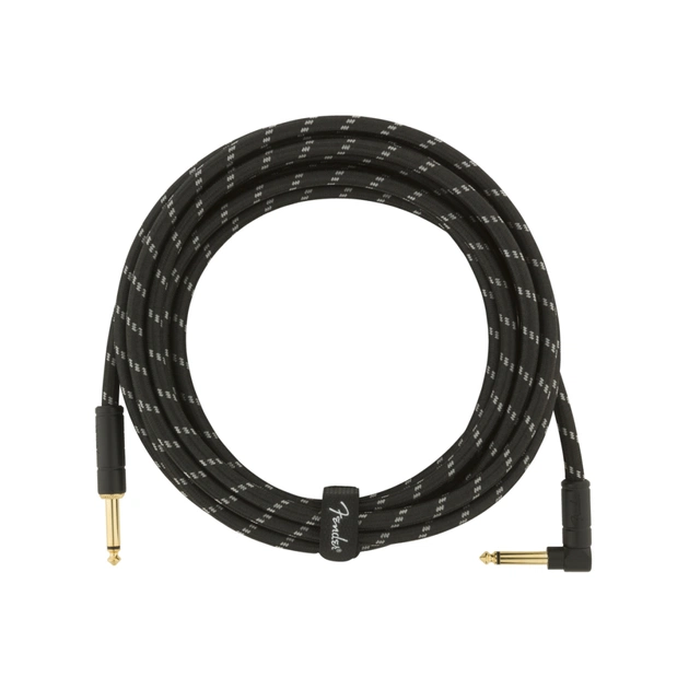 Інструментальний кабель Fender Cable Deluxe Series 15' Angled Black Tweed (228453) - зображення 6