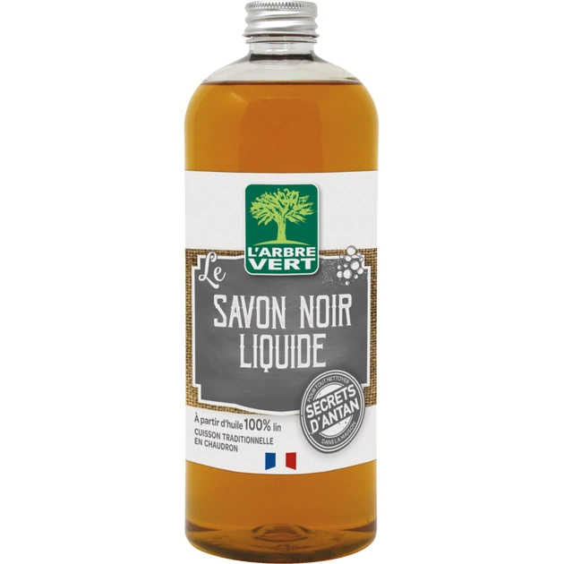Рідке мило L'Arbre Vert чорне з лляної олії 750 мл (3450601028496) - зображення 1