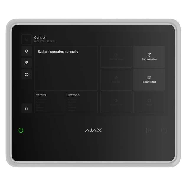 Модуль управления умным домом Ajax EN54 Fire Hub white - изображение 1
