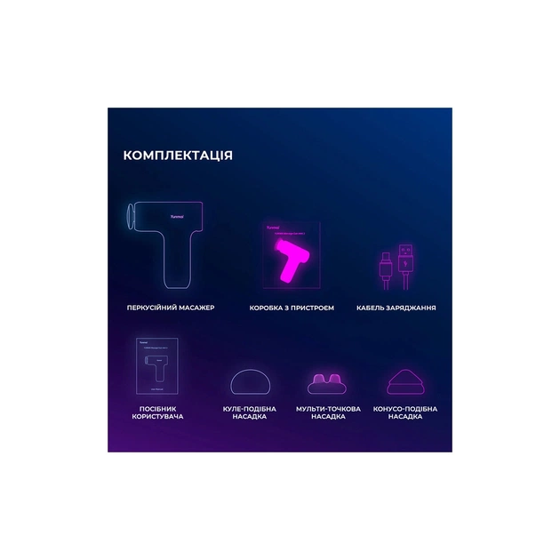 Масажер Yunmai Massage Gun mini 2 (YMFG-M356) - зображення 4