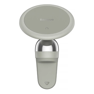 Універсальний автотримач Baseus Magnetic (на решітку) creamy-white (SUCC000102) зображення 1