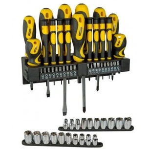 Набір інструментів Stanley отверток, головок, вставок 57 шт. (STHT0-62143) зображення 1