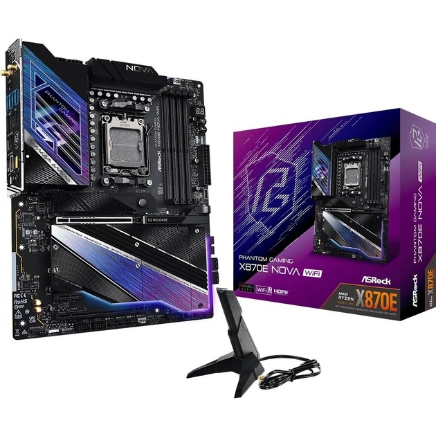Материнская плата ASRock X870E Nova WiFi Socket AM5 - изображение 1