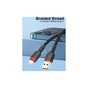 Дата кабель USB 2.0 AM to Lightning 1.0m 2.4A X203 black WUW (6972573336210) - уменьшенное изображение 4