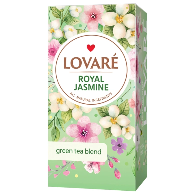 Чай Lovare Royal Jasmine 24х1.5 г (lv.79921) - изображение 1