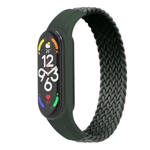 Ремінець до фітнес браслета Armorstandart Braided Solo Loop для Xiaomi Mi Band 7/6/5/4 Khaki size M (ARM58766) зображення 1
