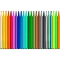 Фломастеры Faber-Castell Динозавр 18 цветов + 3 металлика + 3 неоновых + наклейки в картонной коробке (32963) - уменьшенное изображение 3