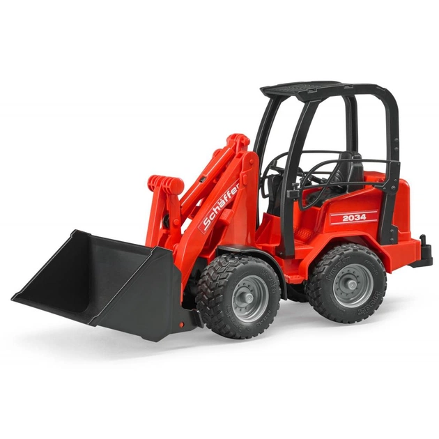 Масштабна модель автомобіля Bruder Міні-навантажувач Schaffer Compact 2034 (1:16) (02190) - зображення 1