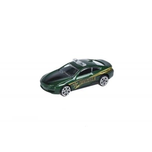 Спецтехніка Same Toy Model Car Полиция зелёная (SQ80992-But-5) зображення 1