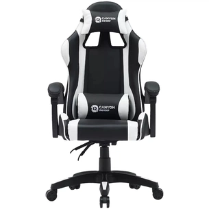 Крісло ігрове Canyon Core SGCH2 Black/White (CNE-SGCH2W) зображення 1