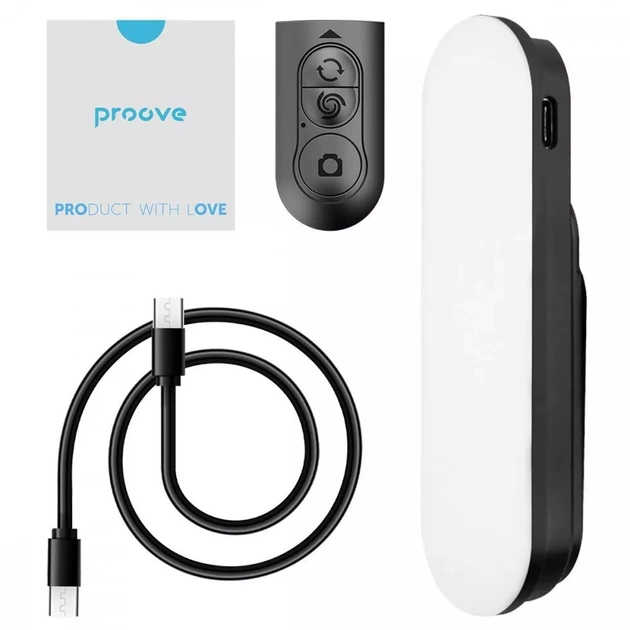Трипод Proove Selfie Lume 1110 мм Black (MPSL00010001) - зображення 9