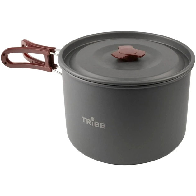 Котел туристичний Tribe Pot 3 л Alu алюмінієвий grey (T-FH-0015-grey) - picture 3